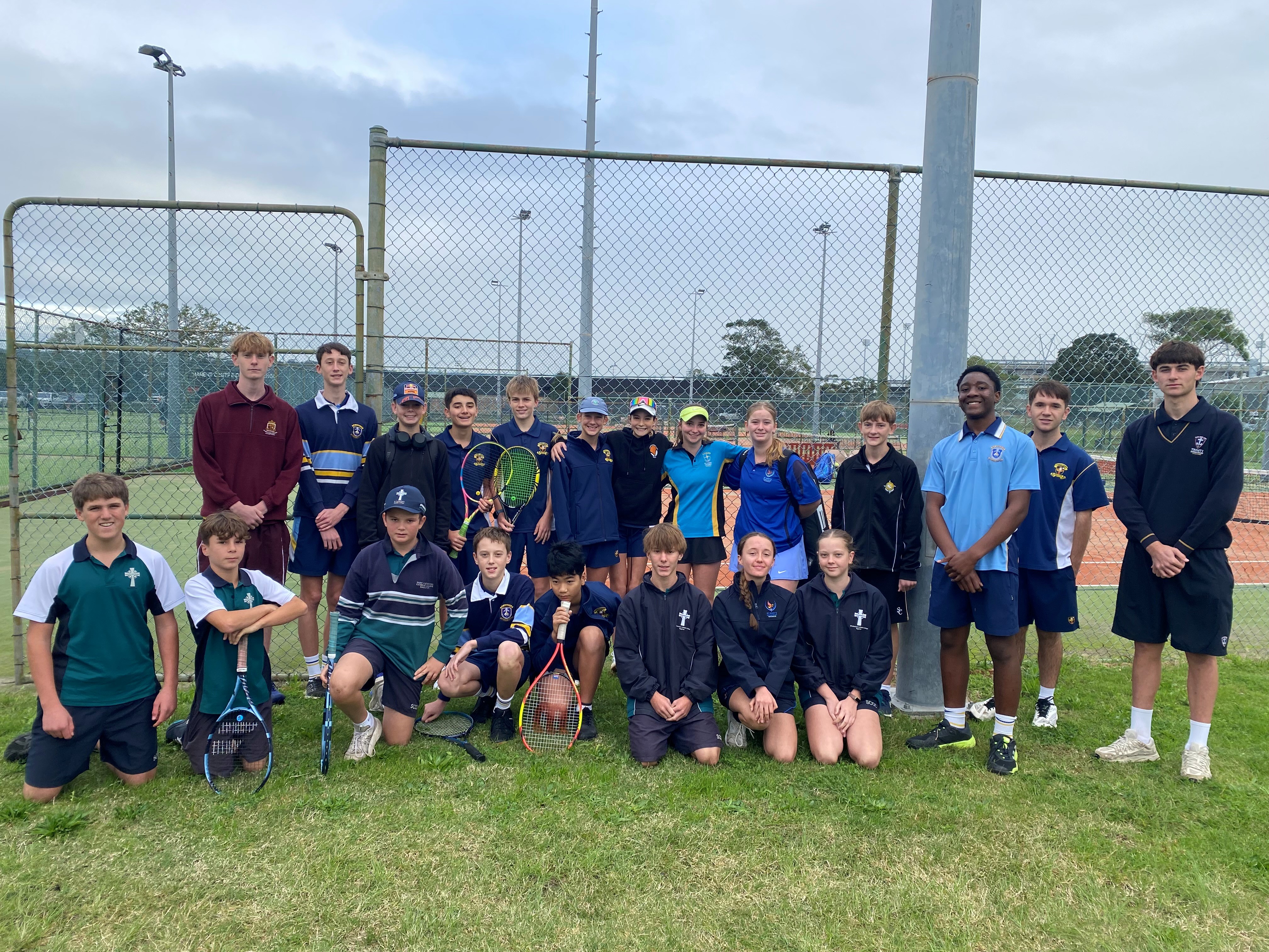 Diocesan Tennis Students
